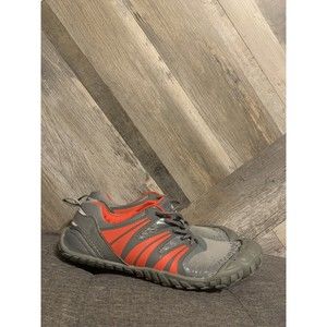 Oranginer Men's Size 9.5, 42 Barefoot minimalist Shoes  Wide Toe Box gray Red